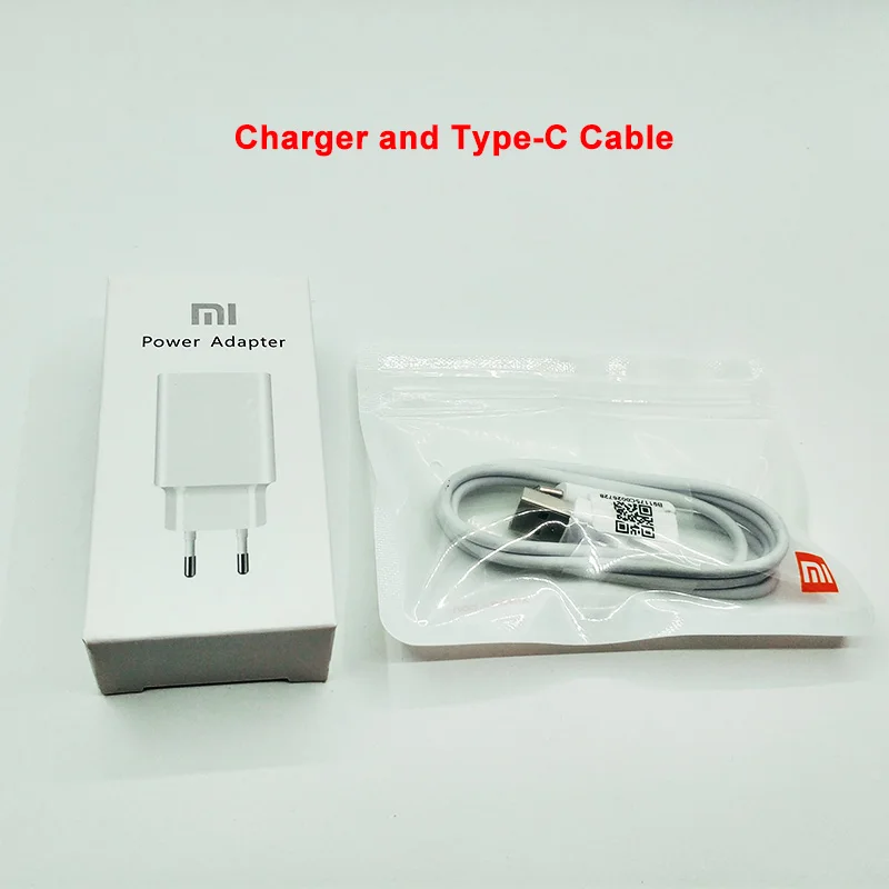 Xiao mi 5V2A зарядное устройство адаптер с европейской вилкой mi cro USB/type C кабель для Xiaomi mi 9 9T 8 SE 6 A1 6 6X5 Red mi 4x5 Plus note 4 5 4X 5A 4A - Color: Add Type-C Cable