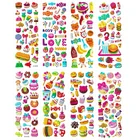 Милые объемные 3D наклейки в виде мультяшного рисунка, Hambergur, наклейки для оформления классического скрапбукинга, игрушки для учителей