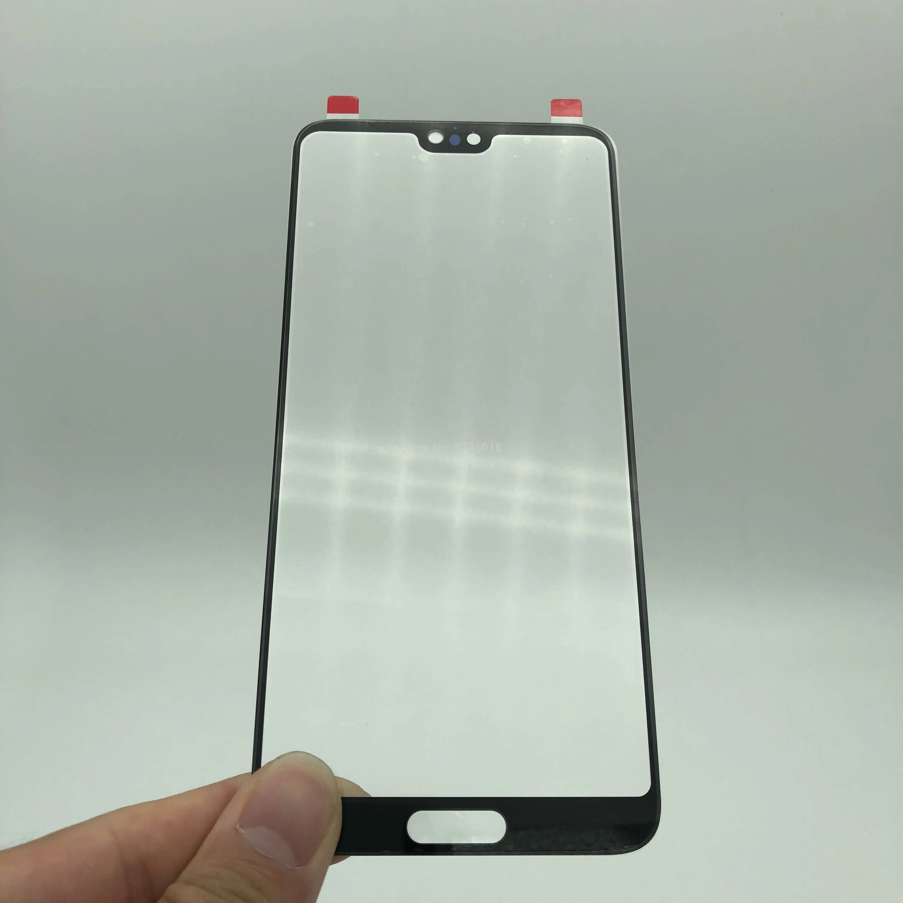 Передняя стеклянная панель сенсорного экрана для Huawei P20 pro стекло с трещинами