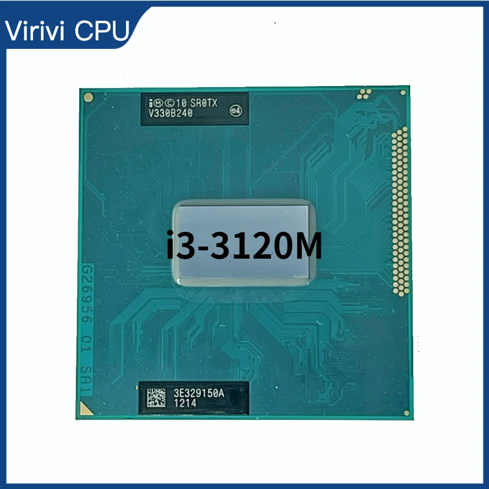

Intel Core i3-3120M i3 3120M SR0TX 2.5 GHz Dual-Core Quad-Thread CPU Processor 3M 35W Socket G2 / rPGA988B