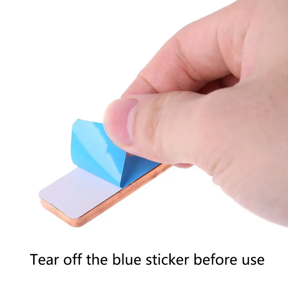 

Copper NVME M.2 Heat sink 2280 SSD Metal Sheet Thermal Conductivity Silicone Wafer Cooling Fan M2 Heatsink