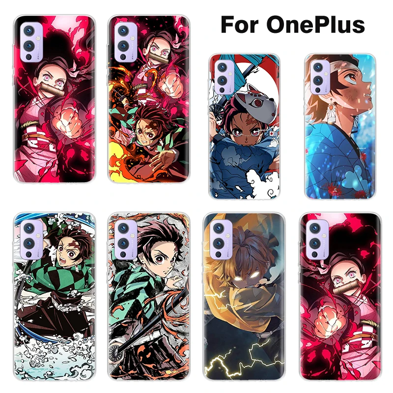 

Anime-D-Demon Slayer Case For OnePlus 3 5 6 6T 7 8 Pro 9R Cover For One Plus Nord Shell 3T 5T 7T 8T Coque Soft Silicone TPU Capa