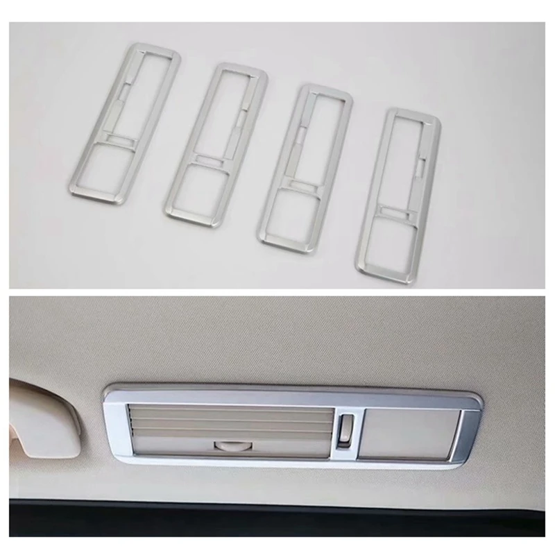 

Car 4PCS Interior Rear Roof Air Conditioning AC Outlet Vent Cover Trim for Mercedes-Benz Vito W447 2014-2018