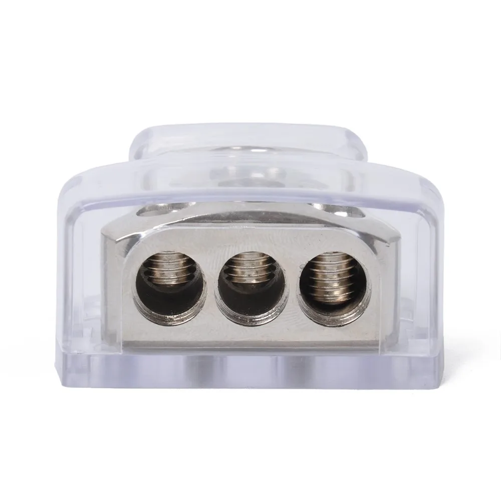 

3 Way Power Distribution Block Ground Distributor Connecting Block For Car Amplifier Audio Splitter Power Distribution Newest