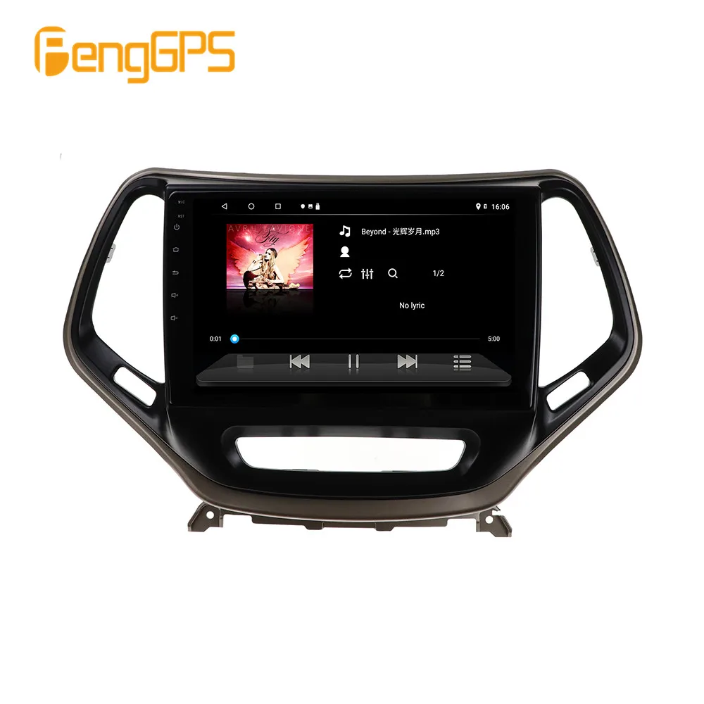 

For Jeep Cherokee 2015-2019 Android Radio Multimedia 2 Din DVD Player GPS Navigation Touch Screen Headunit 360 Camera PX6 OBD2