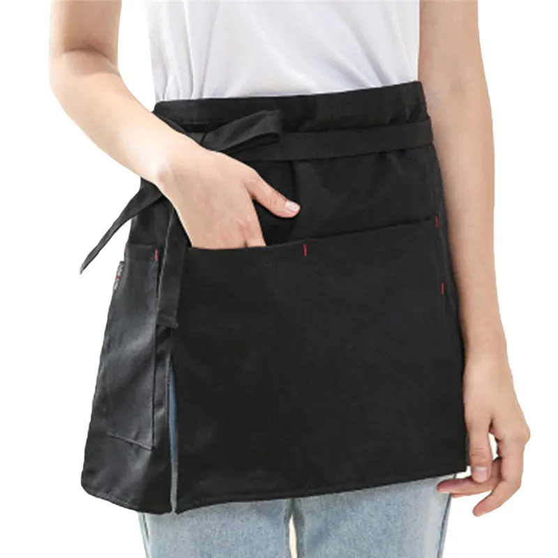 

Kitchen Cooking Aprons Work Dining Half-length Long Waist Apron Catering Chefs Hotel Waiters Uniform Essential Supplies