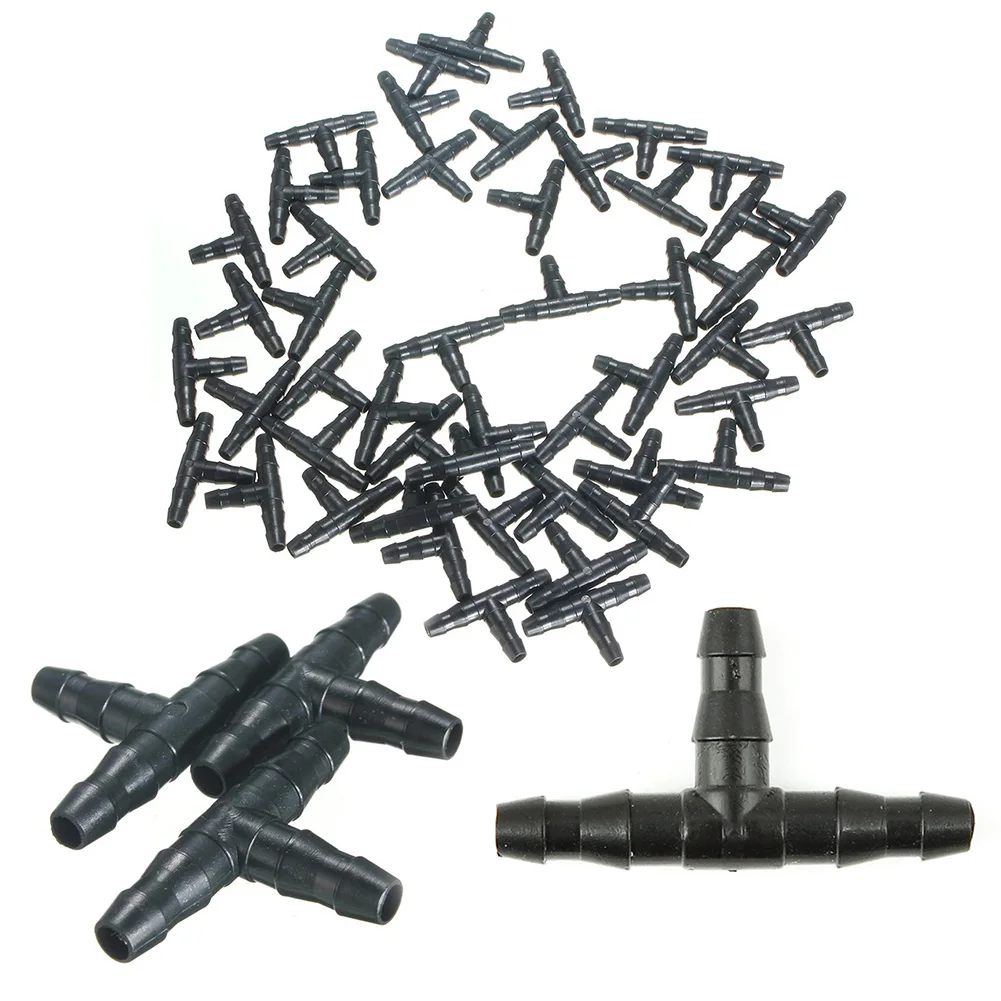 Три в сторону колючий шланг с капельный водовыпуском сопло тройник т коннектор