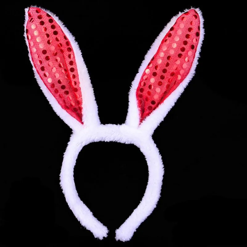 Сексуальные женские ободок с заячьими ушами для взрослых Косплей Пасхальная