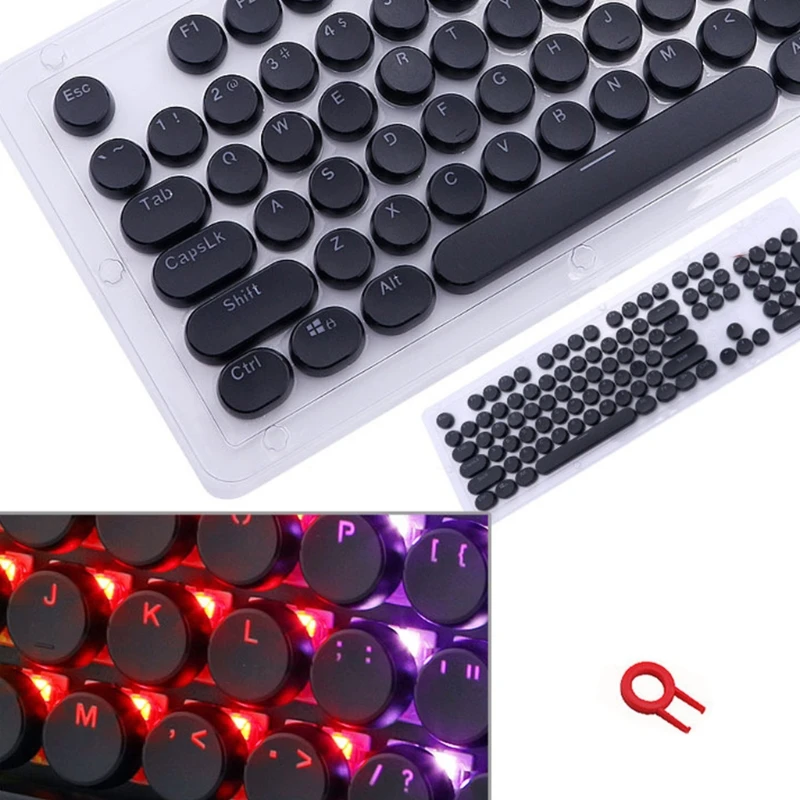 Low Profile Keycap Set for Cherry MX Backlit Mechanical Keyboard Crystal Edge Design with Key Puller Removal Tool | Компьютеры и офис