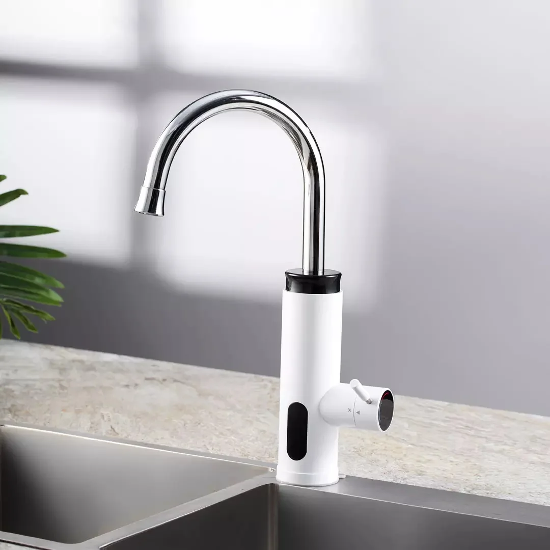 

Xiaomi Xiaoda Tankless Electric Instant Hot Water Heater Faucet Stainless Steel Instant Heating Tube Hydropower