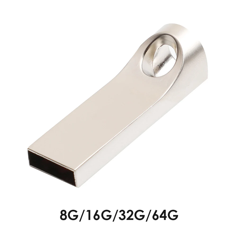 

Металлический флеш-диск USB 2,0 64 ГБ 32 ГБ оперативной памяти, 16 Гб встроенной памяти, 8 Гб Водонепроницаемый USB флешки Портативный мини USB флешки ...