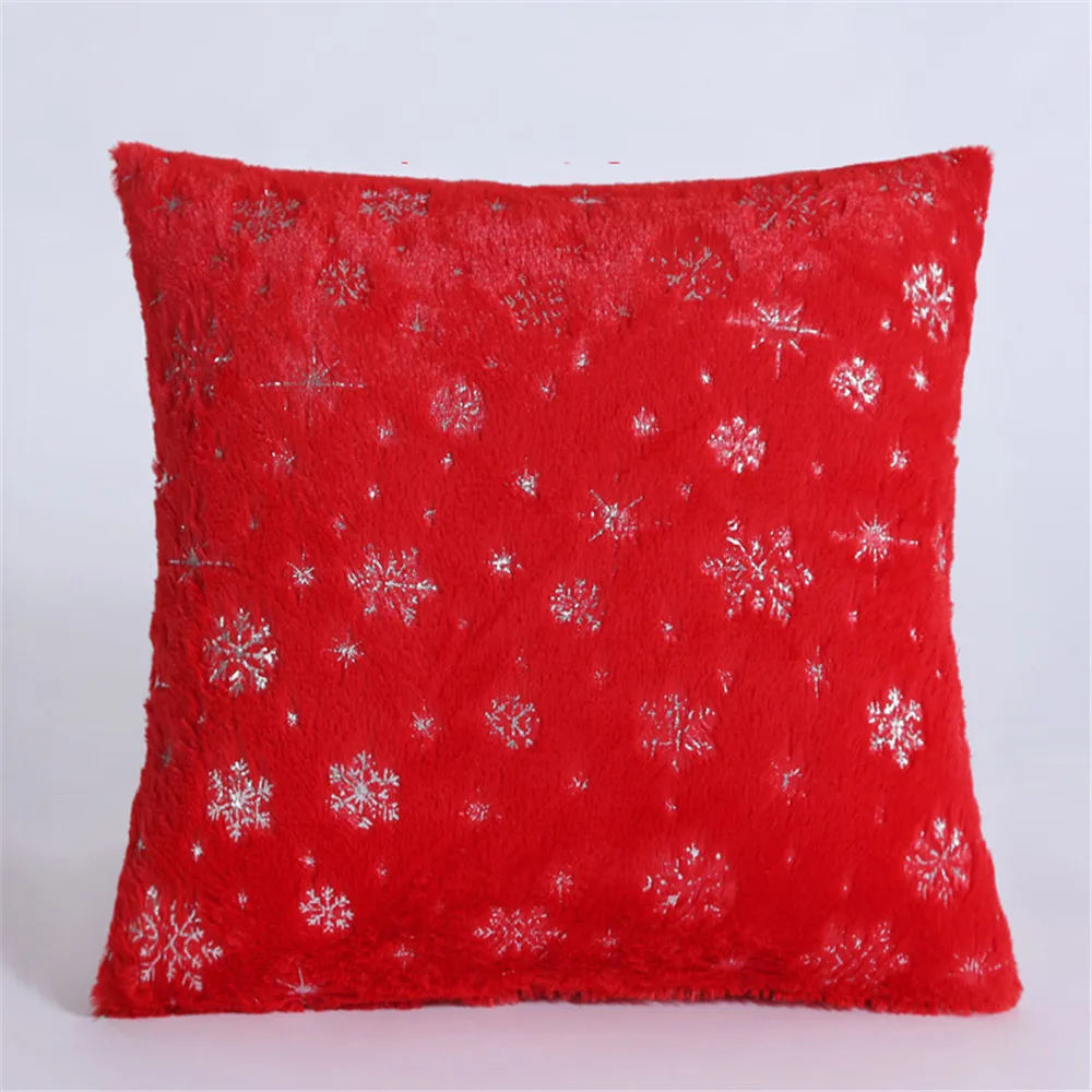Белые Искусственные наволочки новогодний подарок наволочка для домашнего