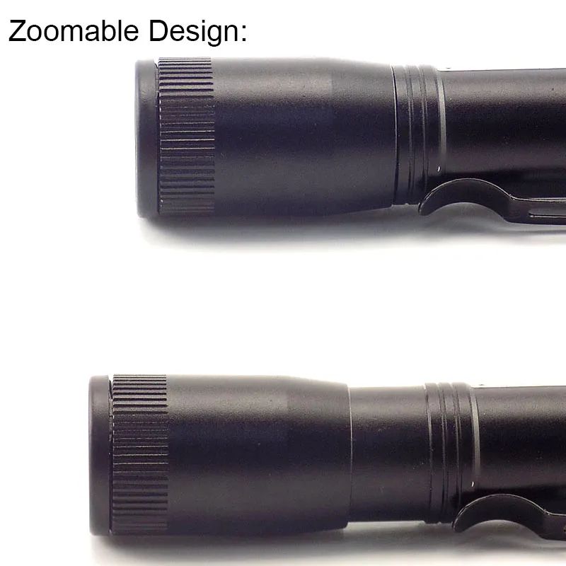 

Zoomable Mini Led Flashlight Penlight Dual LED Q5 COB Torch Lanterna Small Torches Camping Walking lighting fishing AA or 14500