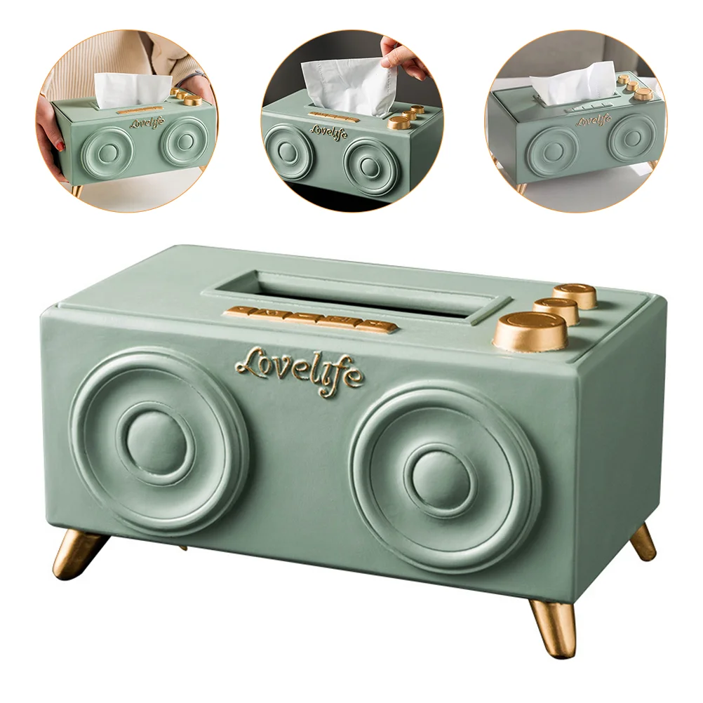 

1pc Vintage Tissue Box Chic Tissue Storage Holder Paper Towel Storage Box