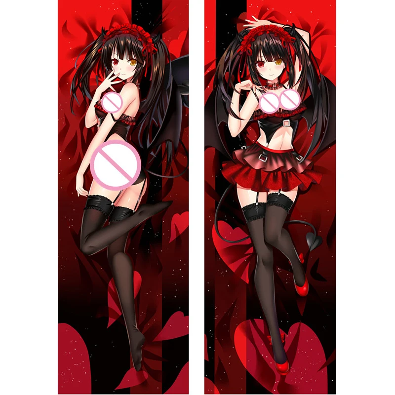 

MMF Date A Live Characters sexy girl Tokisaki Kurumi Anime Dakimakura Body Pillow Case Cover