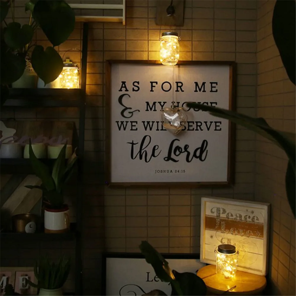 Светильник на солнечной батарее уличная лампа с крышкой Мейсона 20