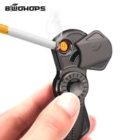 new usb charging lighter mini spinning portable cigarette isqueiro smok classic led ligthers regalos para hombre originales