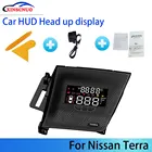 XINSCNUO бортовой компьютер OBD автомобиля HUD Дисплей для Nissan Terra 2018 2019 безопасного вождения Экран OBD проекционный спидометр