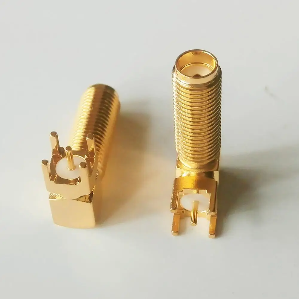1X шт Новый РЧ Разъем гнездо SMA Центральная пайка PCB зажим край крепление удлинить