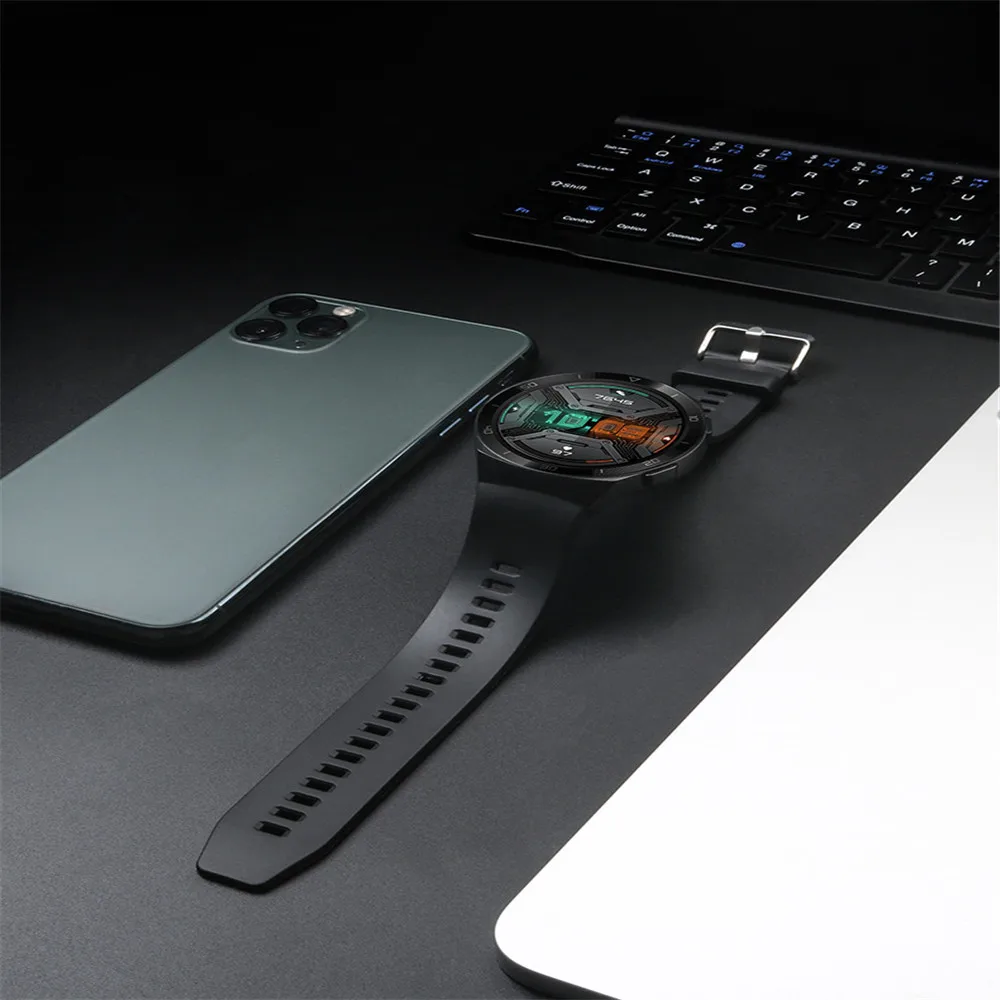 

Sport Band For HUAWEI WATCH GT 2e Official Style TPU Silicone for watch gt 2e Wristband Replaceable Smart watch accessories new
