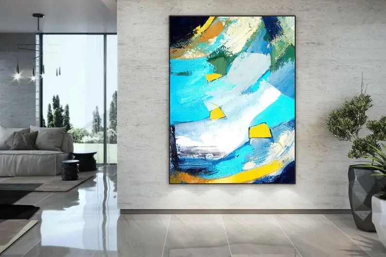

Modern Abstract Art Abstract Painting Oil Painting Acrylic Painting Original Extra Large Wall Art Canvas Hand Painted Separate