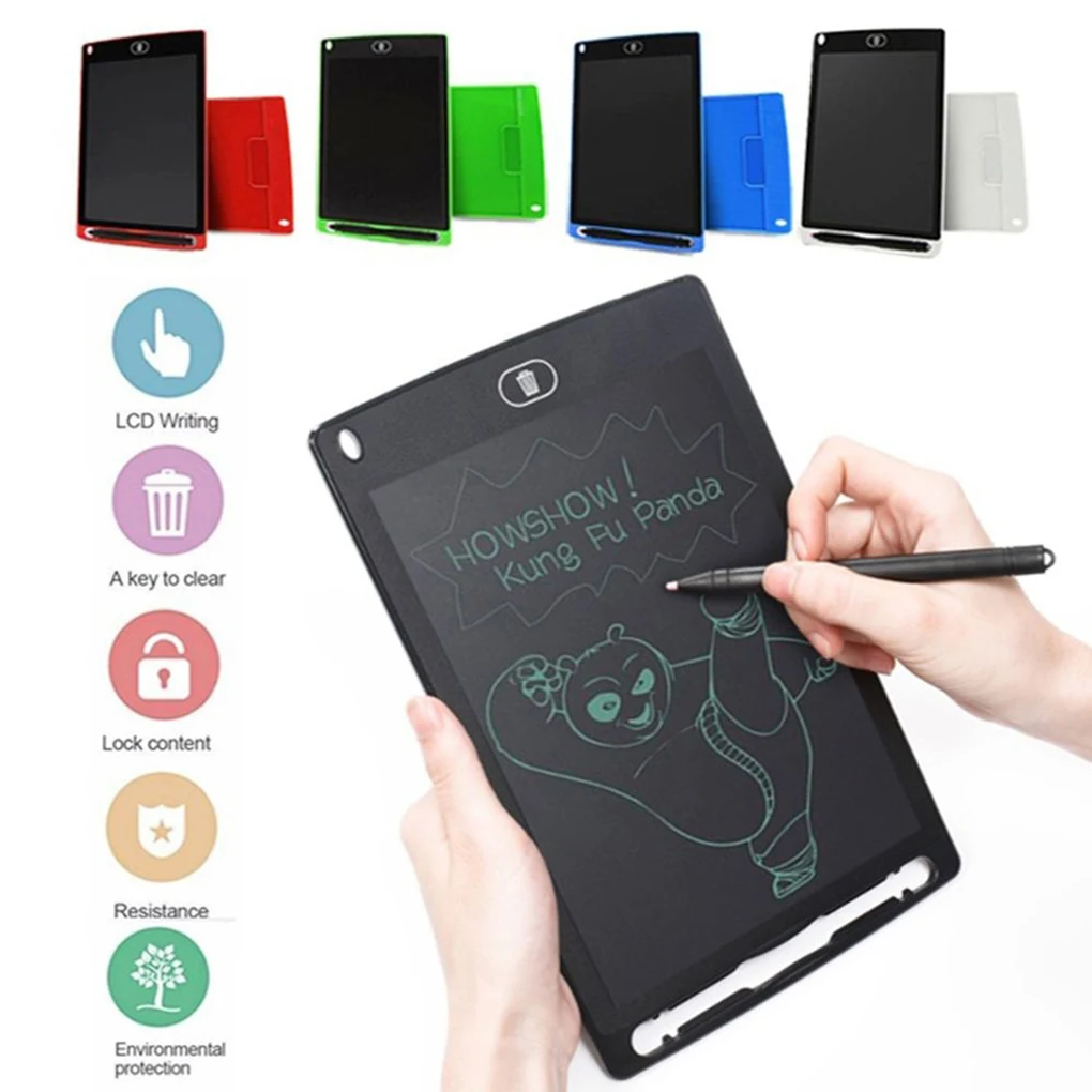 

LCD Drawing Writing Tablet 8.5" Colors Screen Drawing Handwriting Pad Message Board Kids Writing Board Kids Handwriting Board