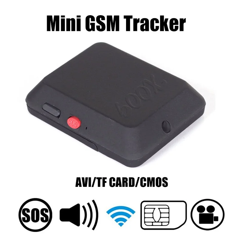

Mini GSM Tracker X009 with Camera Monitor Audio Video Record Real Time Tracking and Listening LBS Locator X009 with SOS Button