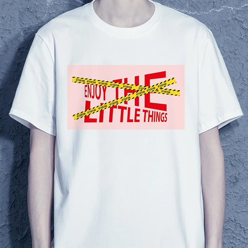

Enjoy The Little Things Woman T-shirts Aesthetic Outdoor Personalized Aesthetic Guy Tops for Girls Dropshipping Koszula Damska