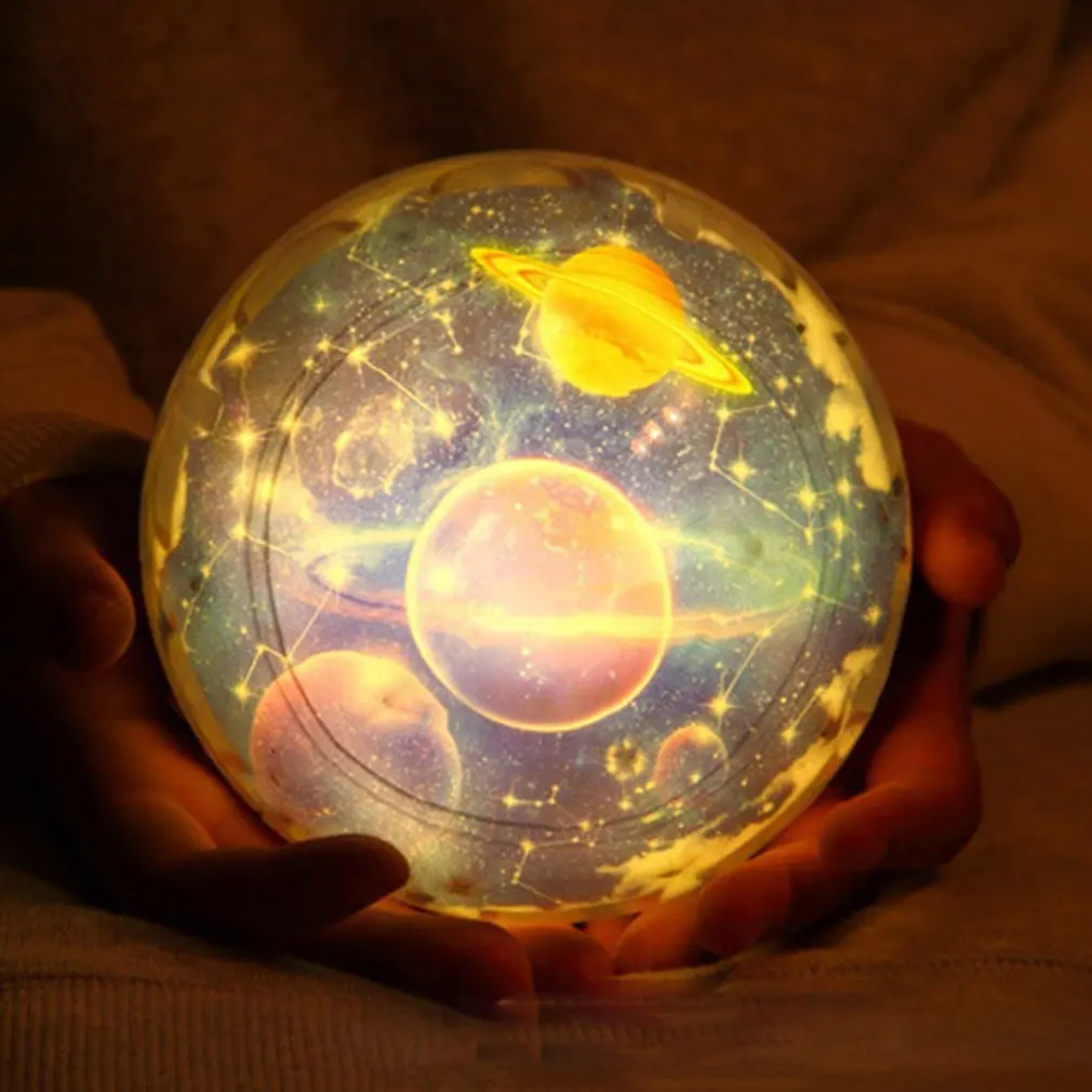 Светодиодный ночник Лампа для проектора космос планета Волшебная Вселенная небо