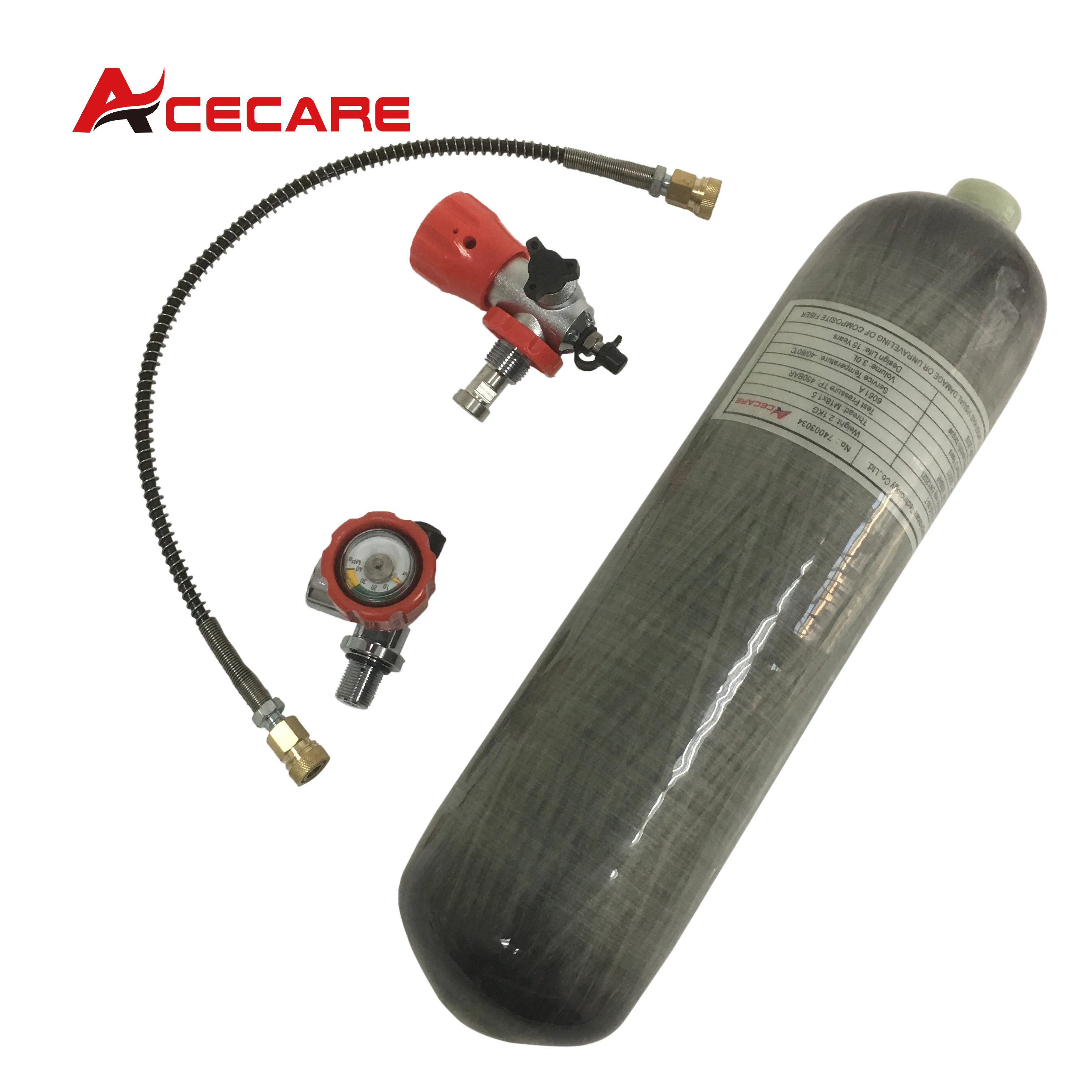 Acecare 3 л 4500 фунт/кв. Дюйм высококачественный сжатый пистолет для страйкбола и