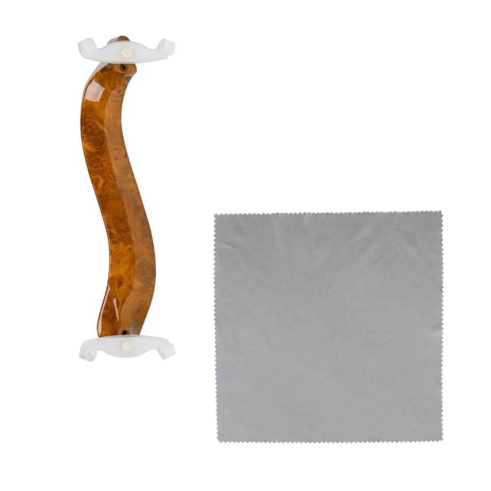

Adjustable Comfortable 3/4 4/4 Violin Shoulder Rack Holder with Wipe Cloth