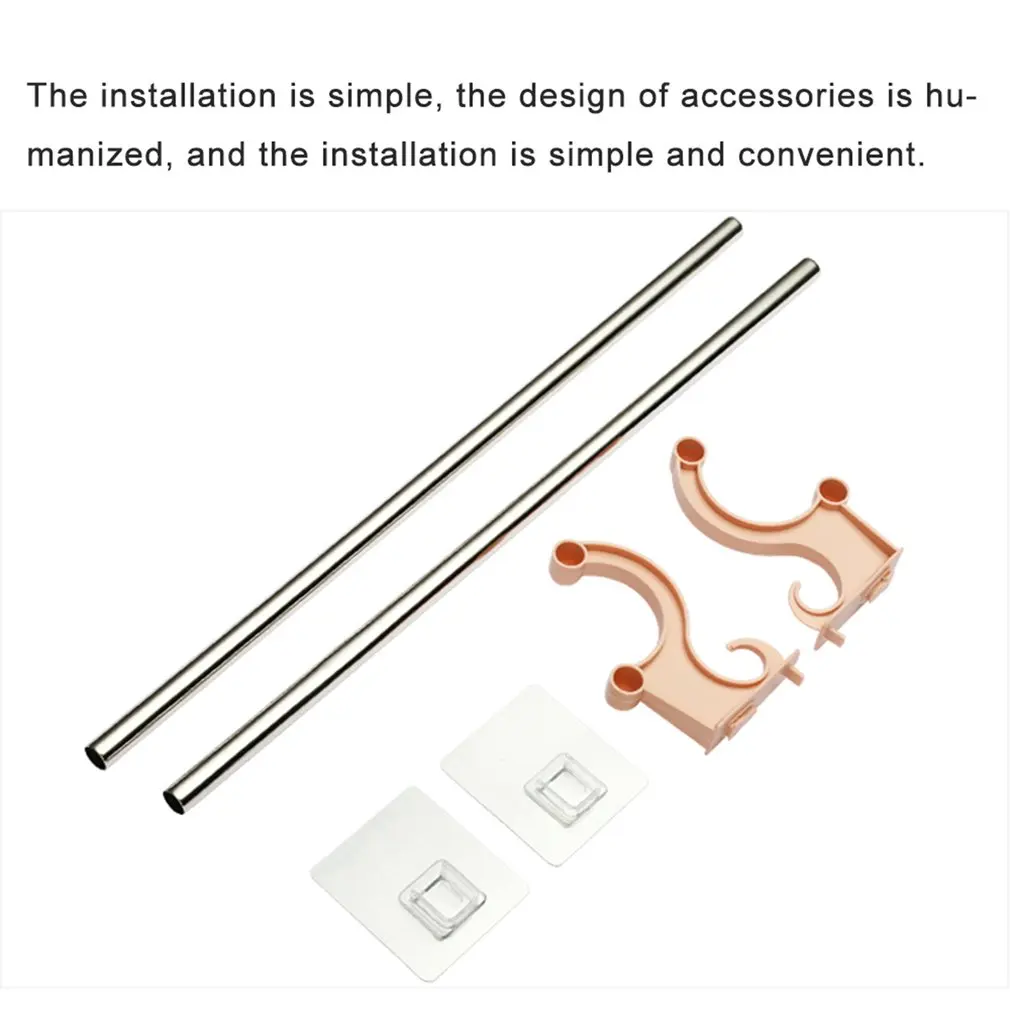 Самоклеящаяся вешалка для полотенец из нержавеющей стали ванной комнаты