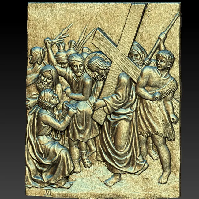 Religion Cross 3d STL Model Relief for CNC Router Printer Laser Aspire Cut3d Artcam | Инструменты