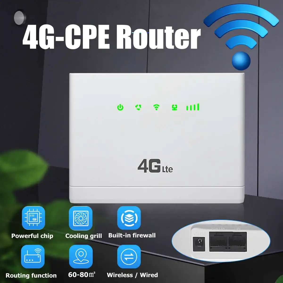 CP108 3G 4G порт способный Hotspot Lte Wifi роутер Wan/Lan две внешние антенны разблокированный