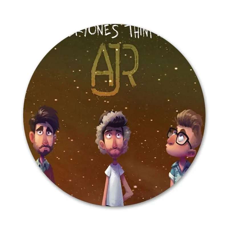 

Ajr Neotheater Badge Brooch Pin Accessories For Clothes Backpack Decoration gift