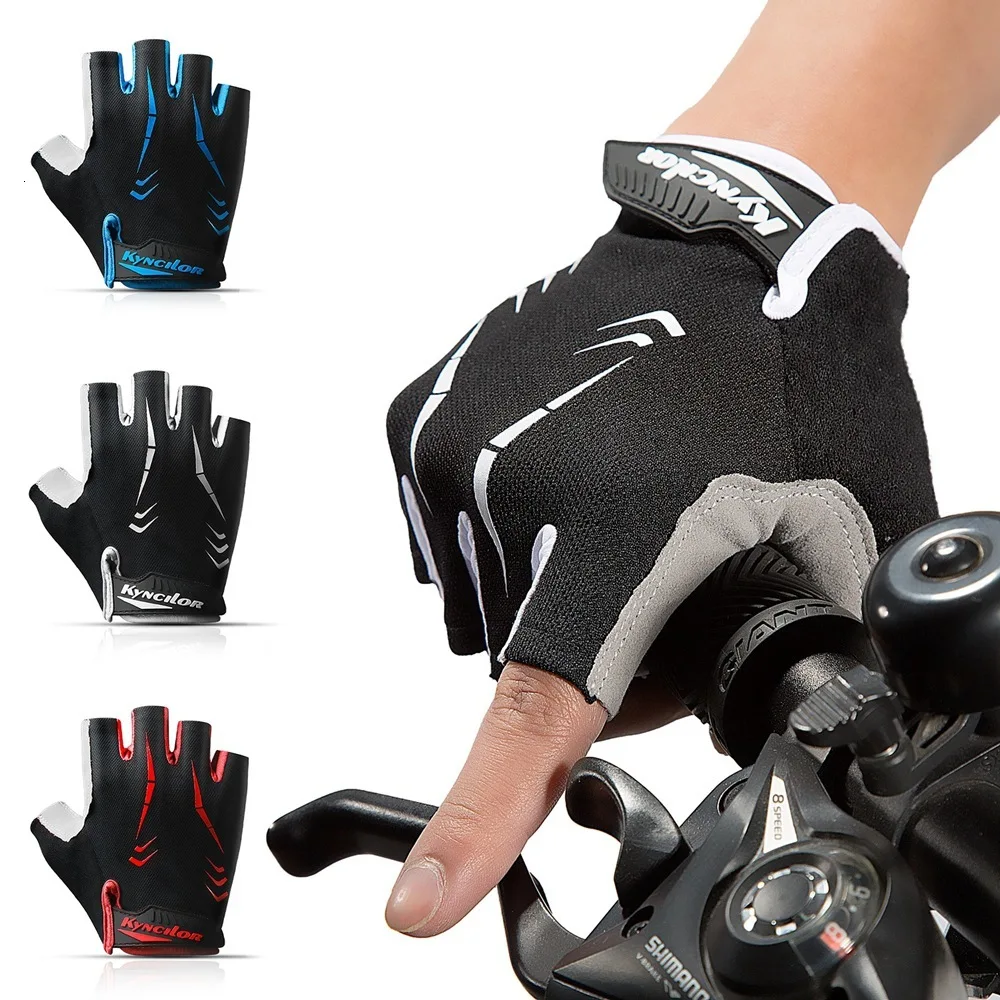 Outdoor Sport Cycling Riding Half Finger Glove MTB Bike Men Women Mountain Bicycle Short Finger Glove Bodybuilding