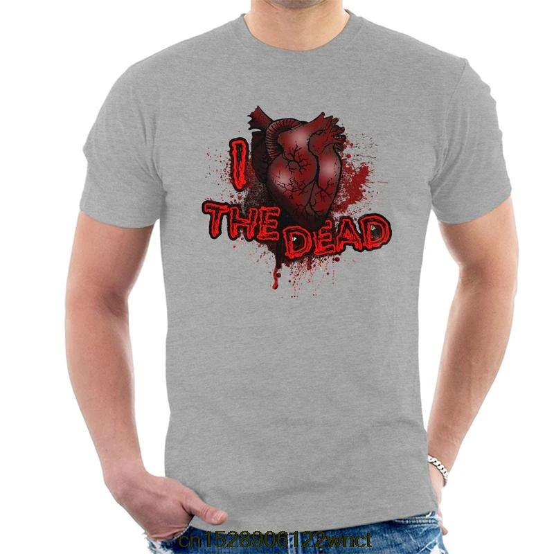 

2020 New Printed Funny Walking Dead I Love The Dead Men's T-Shirt camiseta masculina women's tshirt