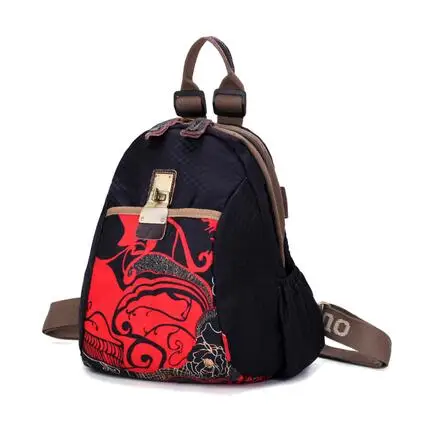 

Fashionable printed women's bags new Oxford backpacks college students casual high-capacity travel backpacks