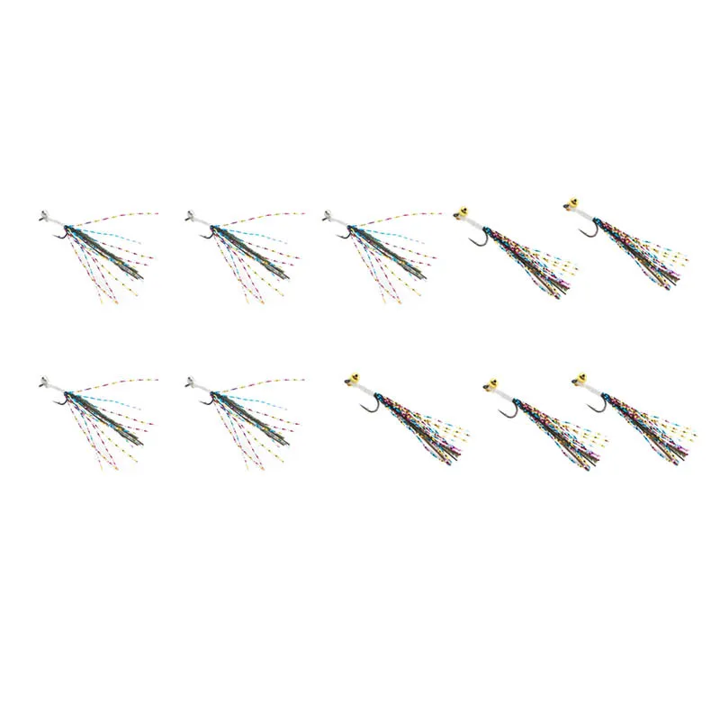 10 шт. рыболовная приманка мушка рыболовство метод нано Жук металлический карабин