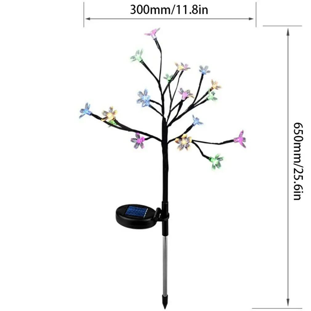 

Garden Solar Flower Outdoors Lighting Lamp Color Changing Light Fibre Optic Lighting Outdoor Party Decorations