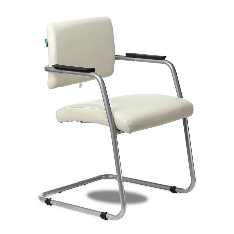 Кресло БЮРОКРАТ CH 271N V на полозьях искусственная кожа молочный (ch 271n v/sl/or