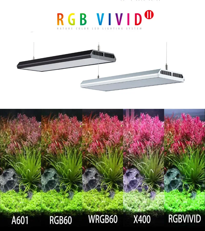 Chihiros RGB VIVID II Светодиодный светильник ing system водная Светодиодная лампа для роста растений приложение bluetooth sunrise sunset bluetooth smart control