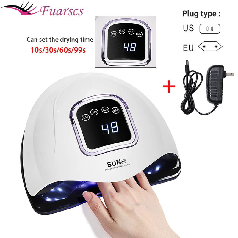 

120W Nail Dryer LED UV Lamp Manicure Dual light source Fast Curing Gel Nail Polish 45 Leds Motion Sensing Pedicure Salon Tool