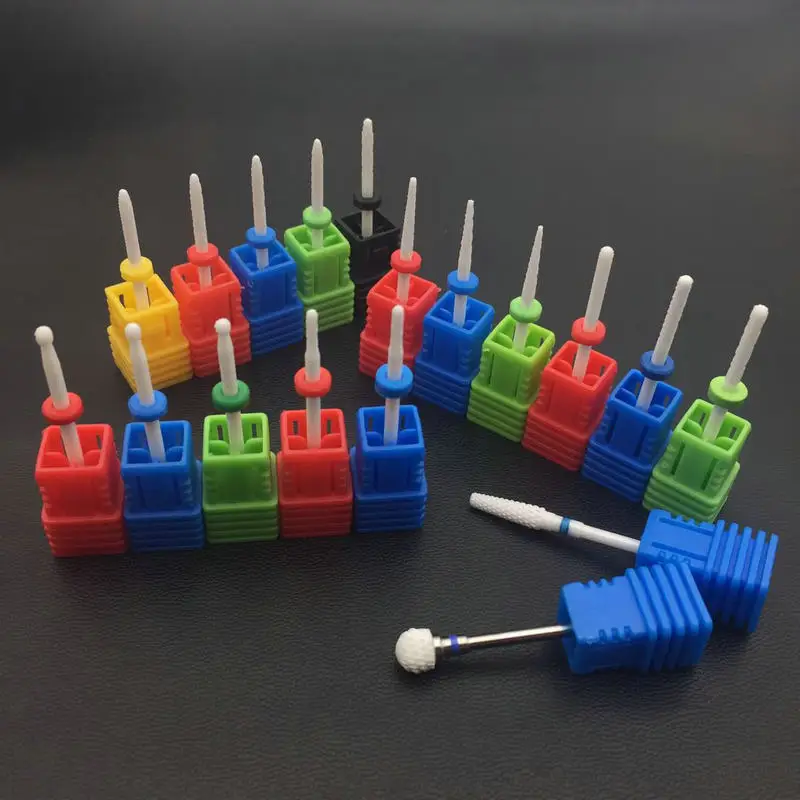 

18 Kinds of Small Ball Ceramic Nail Drill Bit Milling Cutter for Manicure Pedicure Gel Polish Remove Nail Drill Bit 20