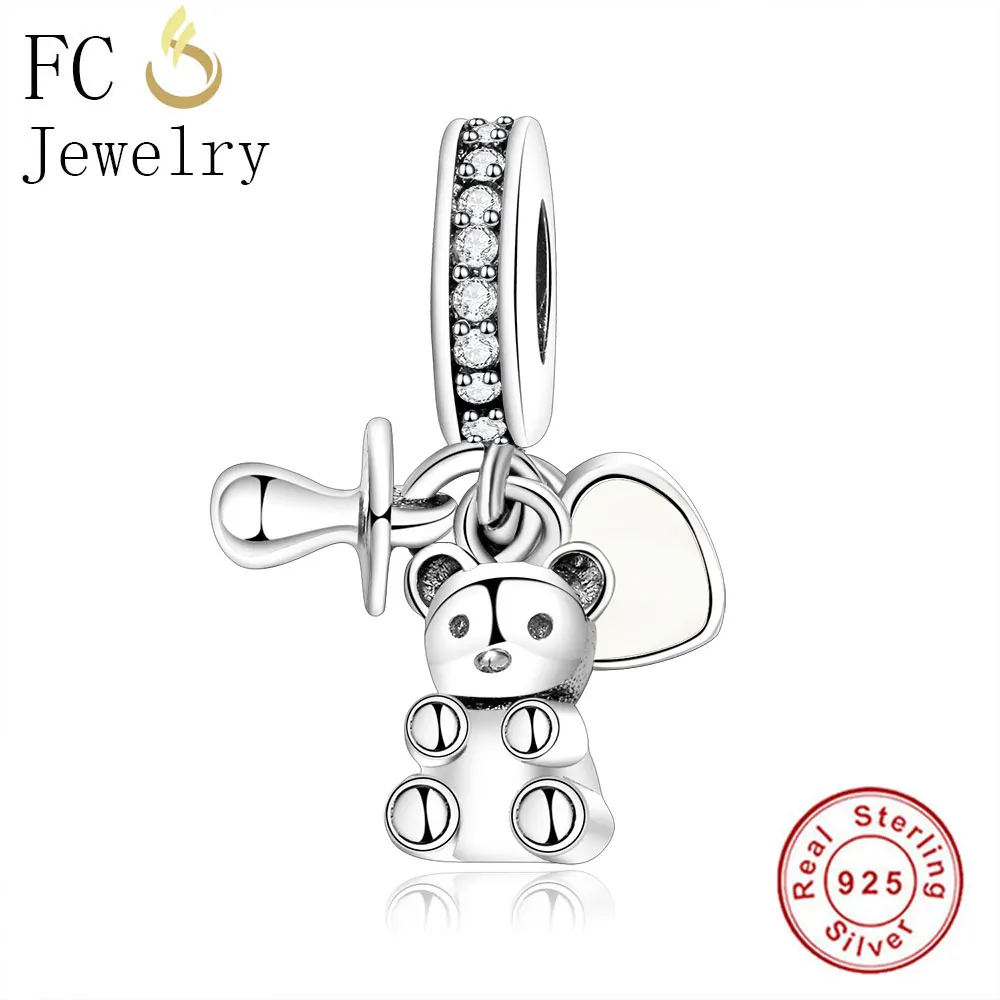 FC ювелирные изделия подходят оригинальные браслеты Pandora шармы Стерлинговое