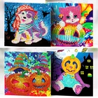 Алмазная картина 5D сделай сам, рождественские открытки, поздравительные открытки на день рождения, алмазная вышивка, детский день рождения ручной работы