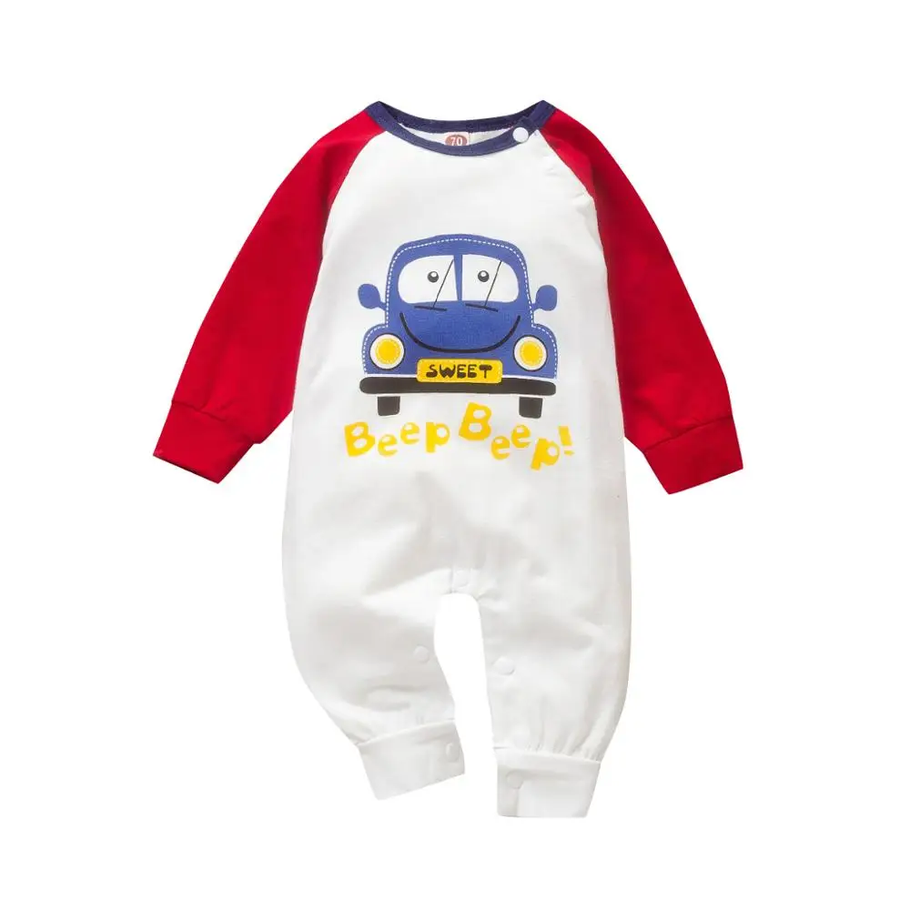 

Комплект повседневной одежды для маленьких мальчиков; Комбинезон с рисунком машины; Хлопковая одежда в стиле пэчворк; Сезон осень-зима; Ком...