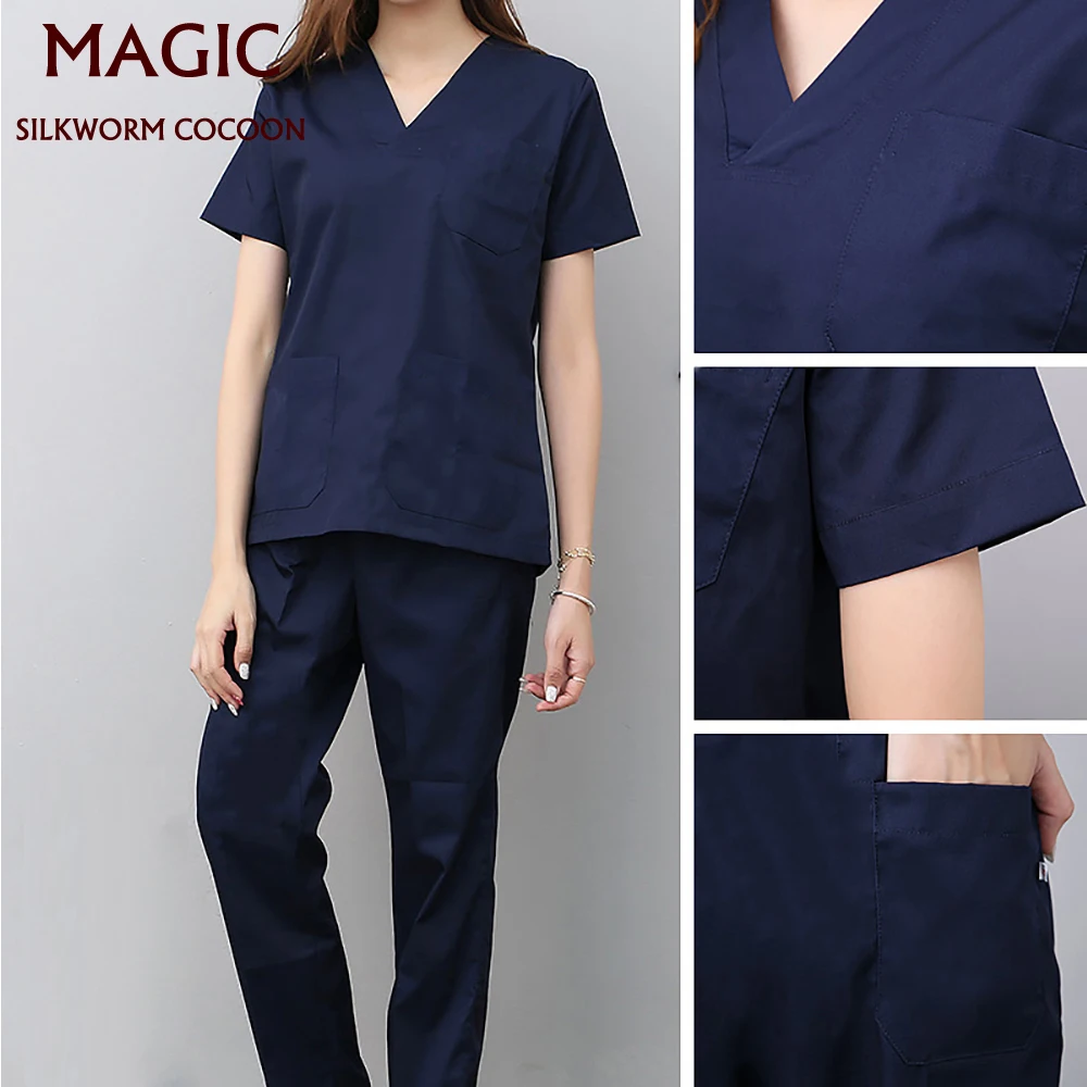 Lab салон красоты для кормления Одежда персонала больниц Pet Shop скрабы Топы