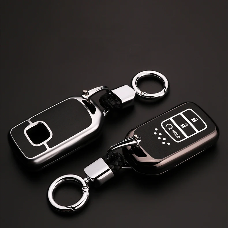 Цинковый сплав + светящийся чехол для ключей автомобиля Honda Civic Accord FIT XRV VEZEL JAZZ HRV