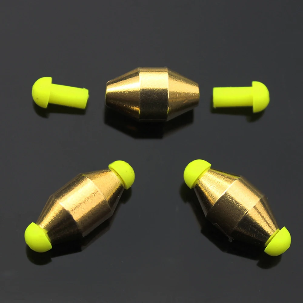 10шт. Медный водный грузил для рыбалки с плавающим балансиром из бронзового материала, приманки на камни.